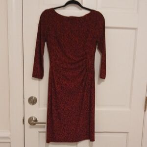 Lauren Ralph Lauren Red Long Sleeve Dress